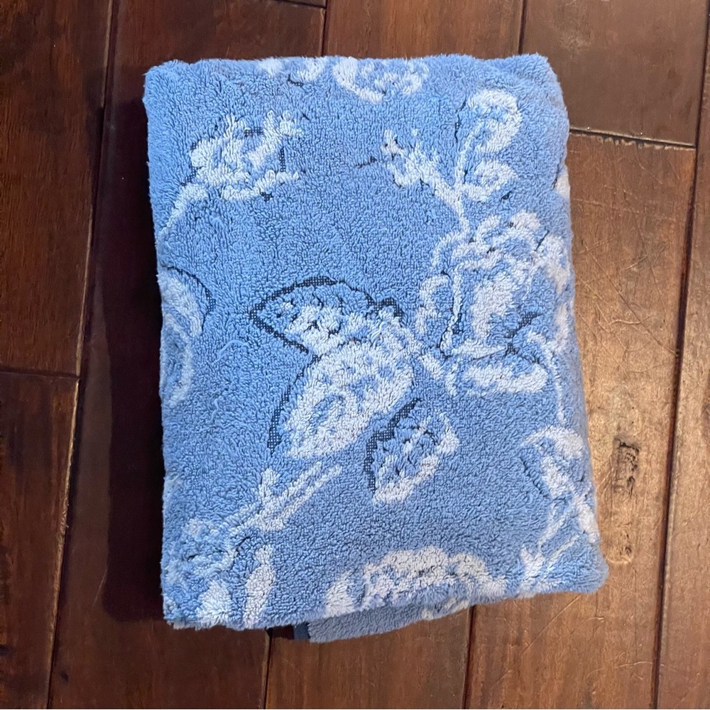 Vtg Ralph Lauren blue label Meadowlands bath towel